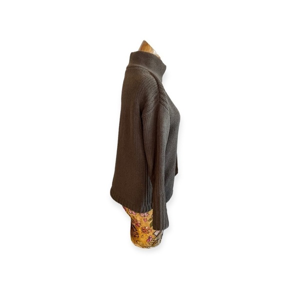 Catherine Catherine Malandrino sweater brown high neck small - Picture 3 of 7